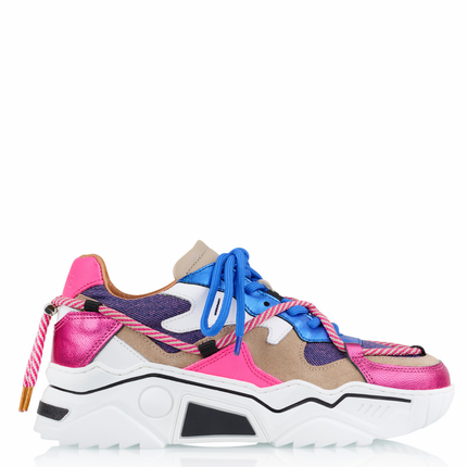 DWRS The label DWRS sneakers JUPITER denim Fuchsia