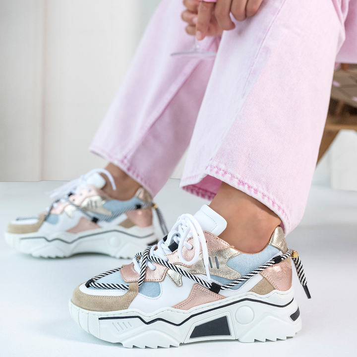 DWRS The label DWRS sneakers JUPITER Rosé Jeans