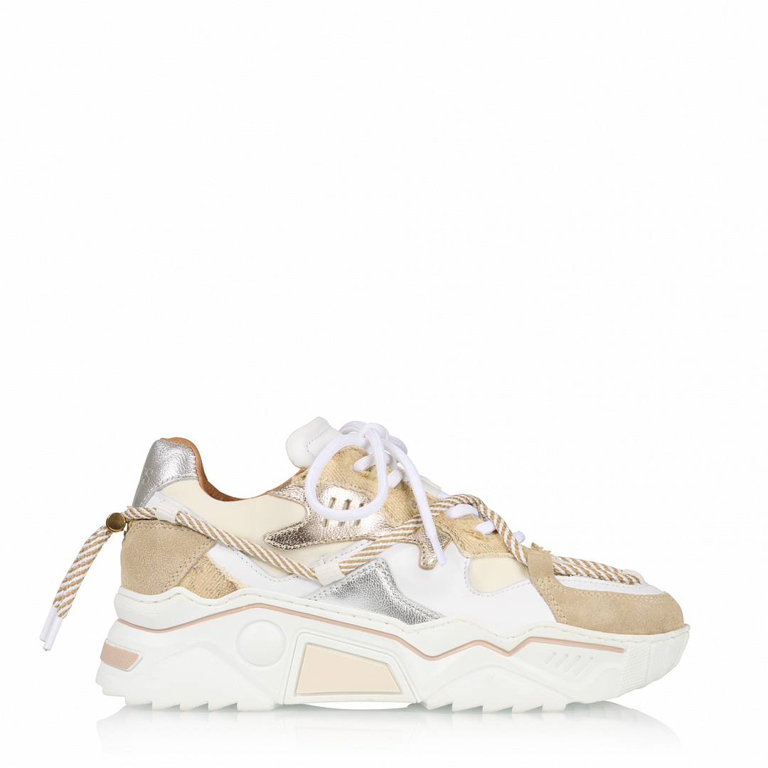 DWRS The label DWRS sneakers JUPITER Snake Sand Champagne