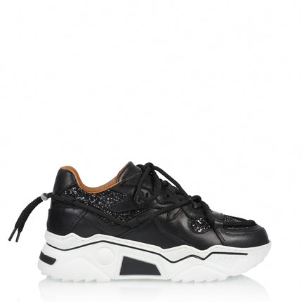 DWRS The label DWRS sneakers JUPITER Zwart Glitter