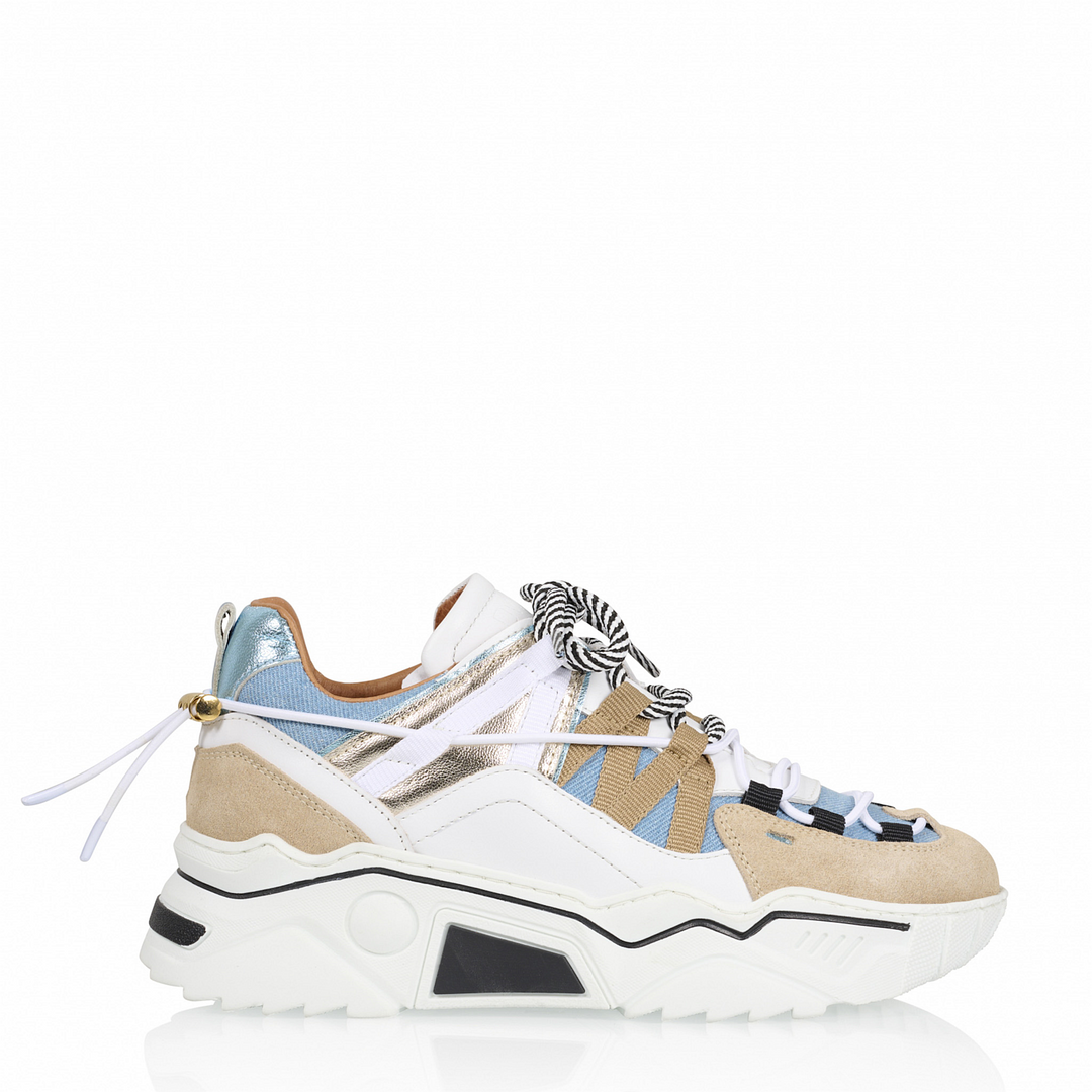 DWRS The label DWRS sneakers ORION denim Sand / Jeans