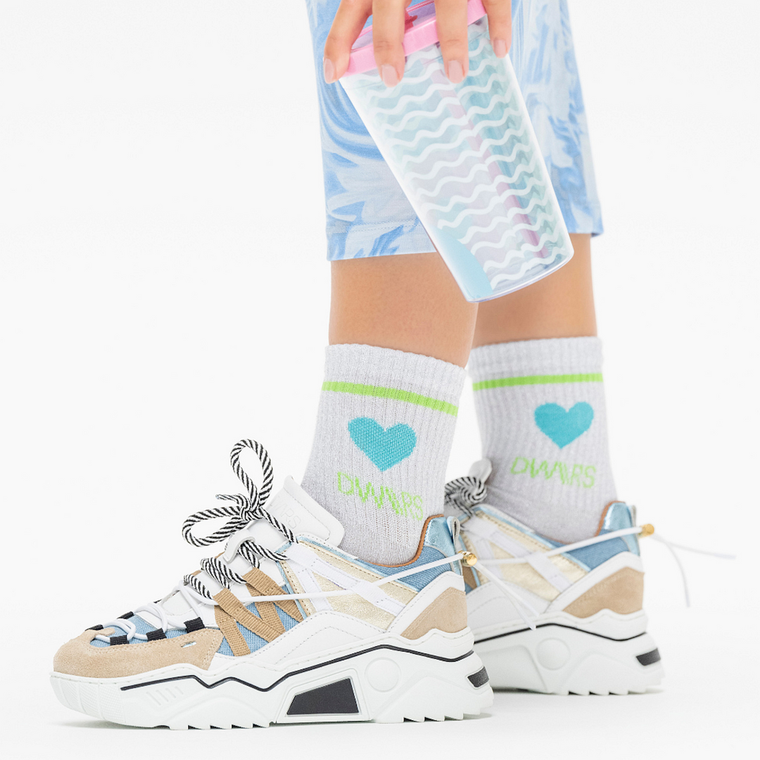 DWRS The label DWRS sneakers ORION denim Sand / Jeans