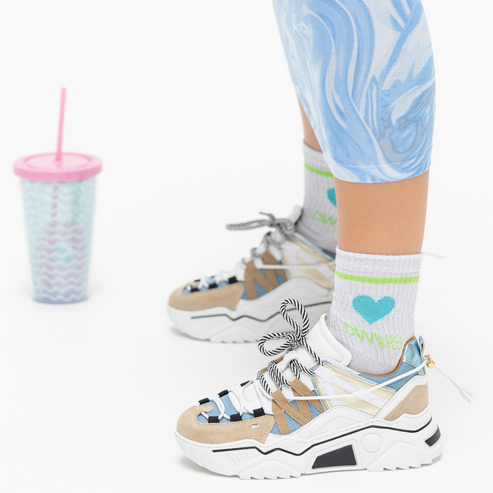 DWRS The label DWRS sneakers ORION denim Sand / Jeans