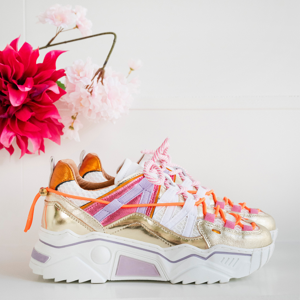 DWRS The label DWRS sneakers ORION metallic Champagne / Pink