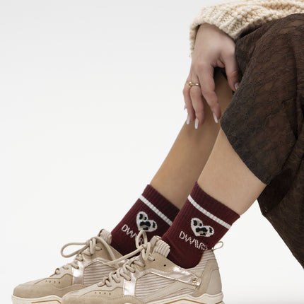 DWRS The label DWRS sneakers PLUTO  beige corduroy