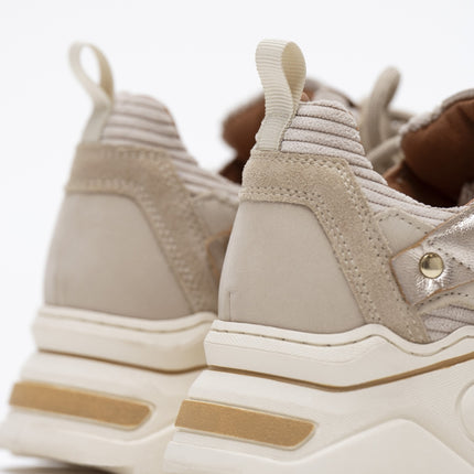DWRS The label DWRS sneakers PLUTO  beige corduroy