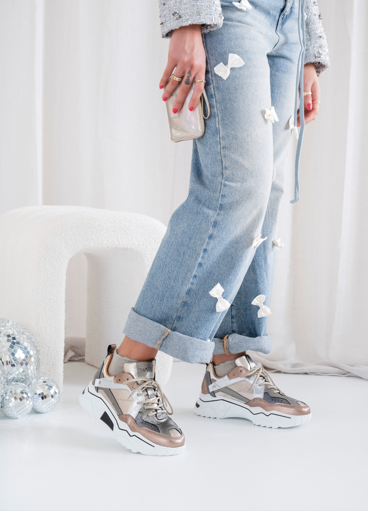DWRS The label DWRS sneakers PLUTO stone metallic