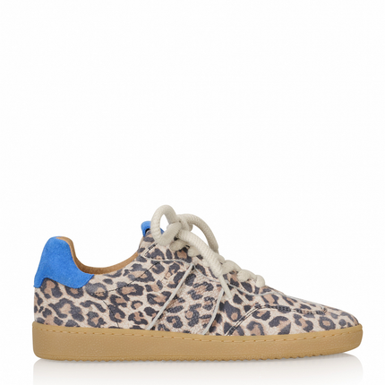 DWRS The label DWRS sneakers POONA leopard Kobalt