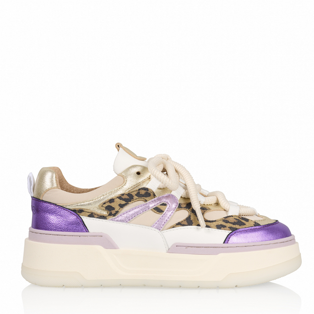 DWRS The label DWRS sneakers WALTON leopard Sand - Purple