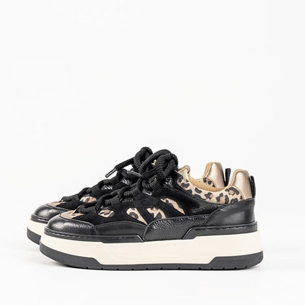 DWRS The label DWRS sneakers WALTON zwart leopard