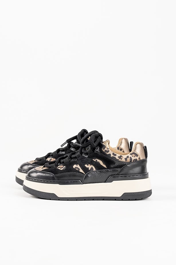 DWRS The label DWRS sneakers WALTON zwart leopard