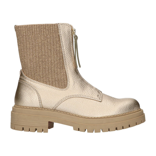 La Strada Boots Goud Knitted Zip