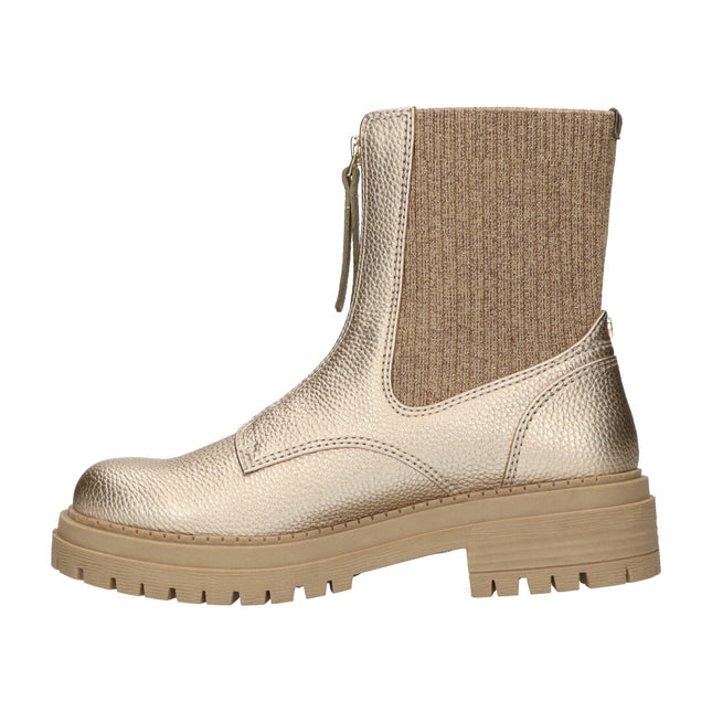 La Strada Boots Goud Knitted Zip