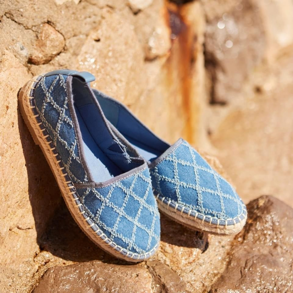 La Strada Espadrilles Blauw Jeans