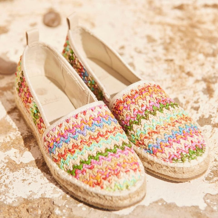La Strada Espadrilles Mulicolor Canvas