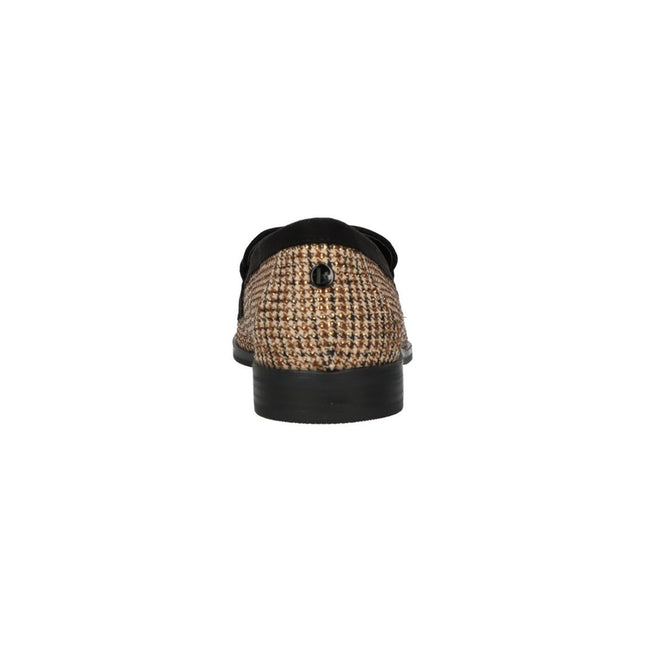 La Strada Loafers Beige Strass Chain