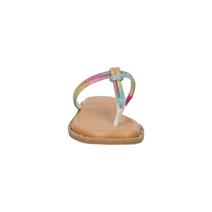 La Strada Slippers Rainbow Steentjes