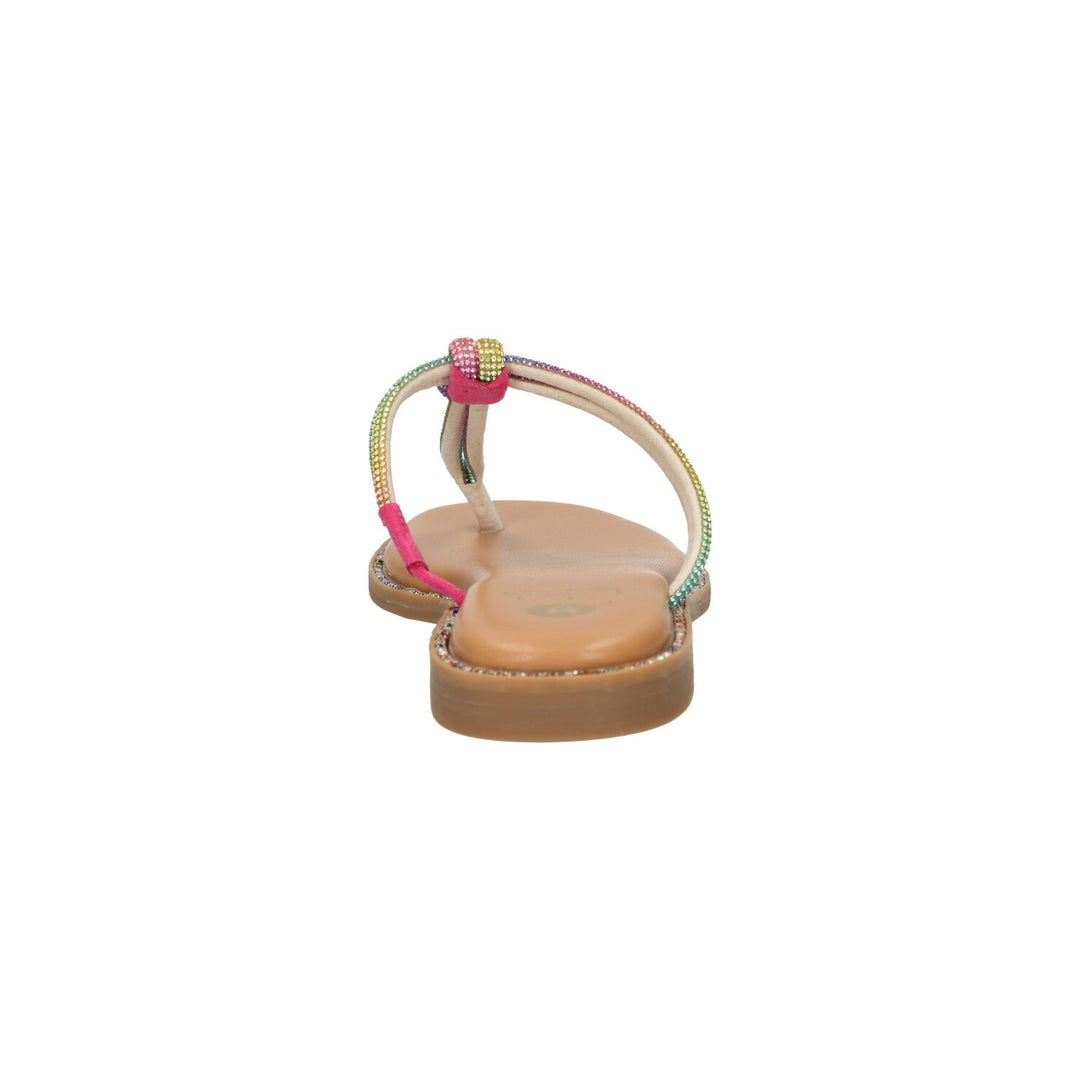 La Strada Slippers Rainbow Steentjes