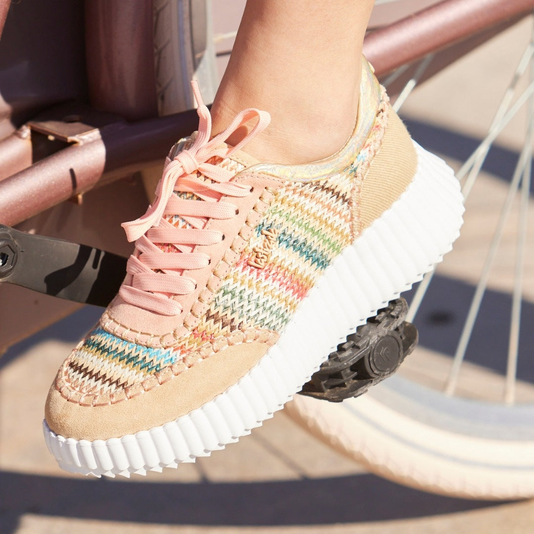 La Strada Sneakers Beige Multicolor