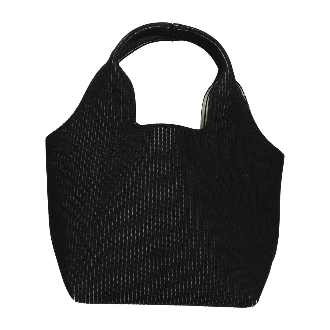 La Strada Tas Keet Knitted Zwart
