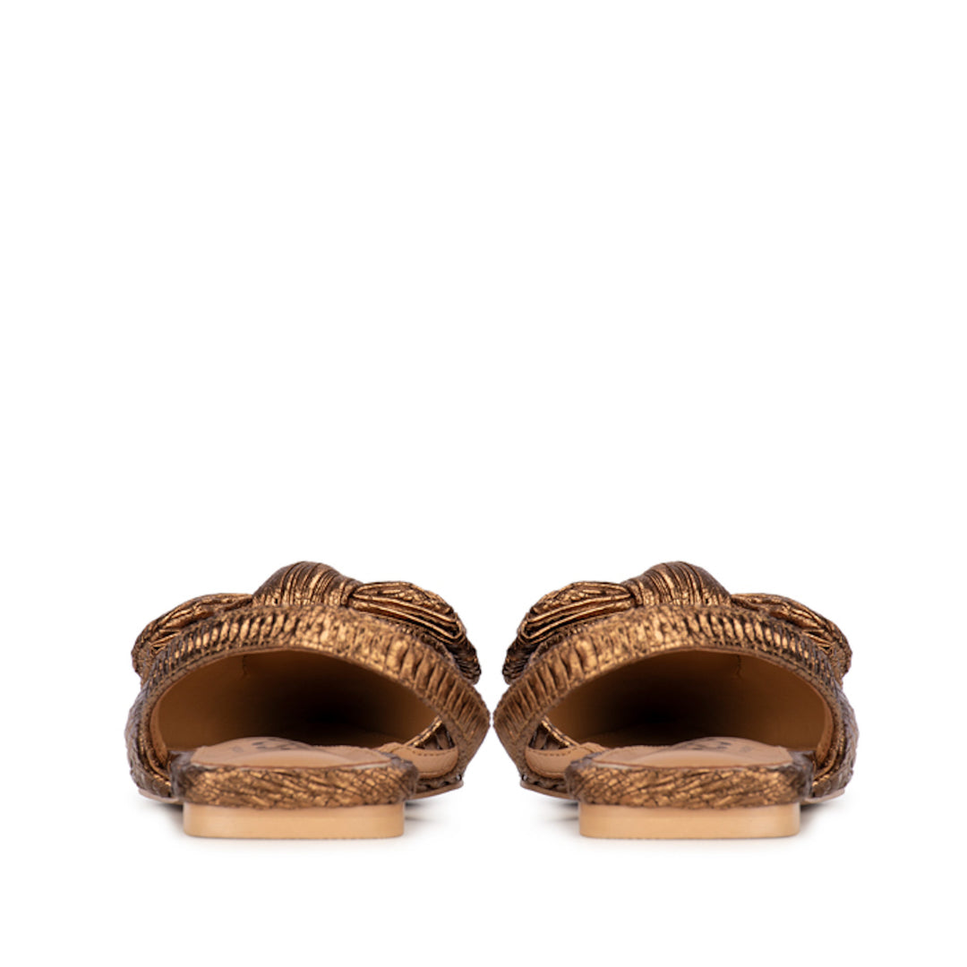 POSH by Poelman Slingback Pumps Bronze Loa