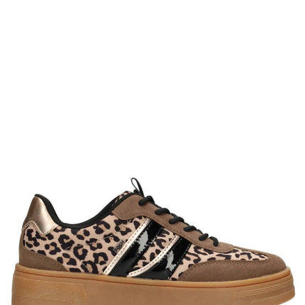 POSH by Poelman Sneakers Bruin Lily Leopard