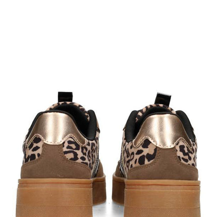 POSH by Poelman Sneakers Bruin Lily Leopard