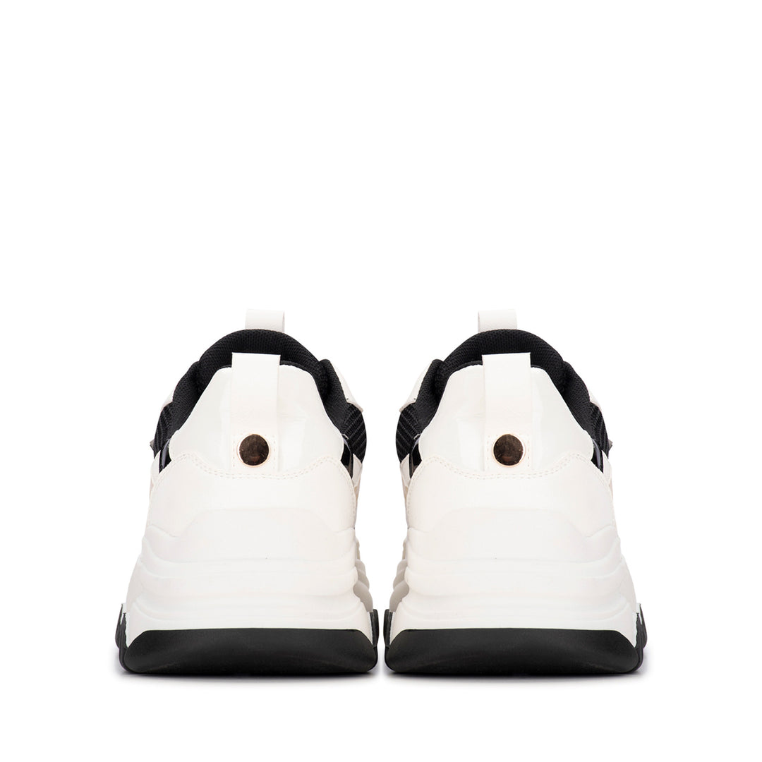 POSH by Poelman Sneakers Wit GIGI Beige combi