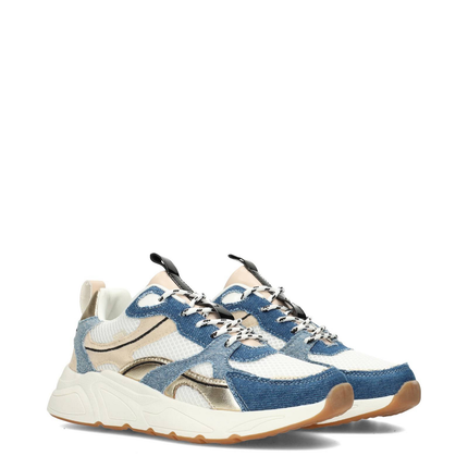 POSH by Poelman Sneakers Wit Kae Jeans blauw