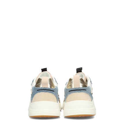 POSH by Poelman Sneakers Wit Kae Jeans blauw