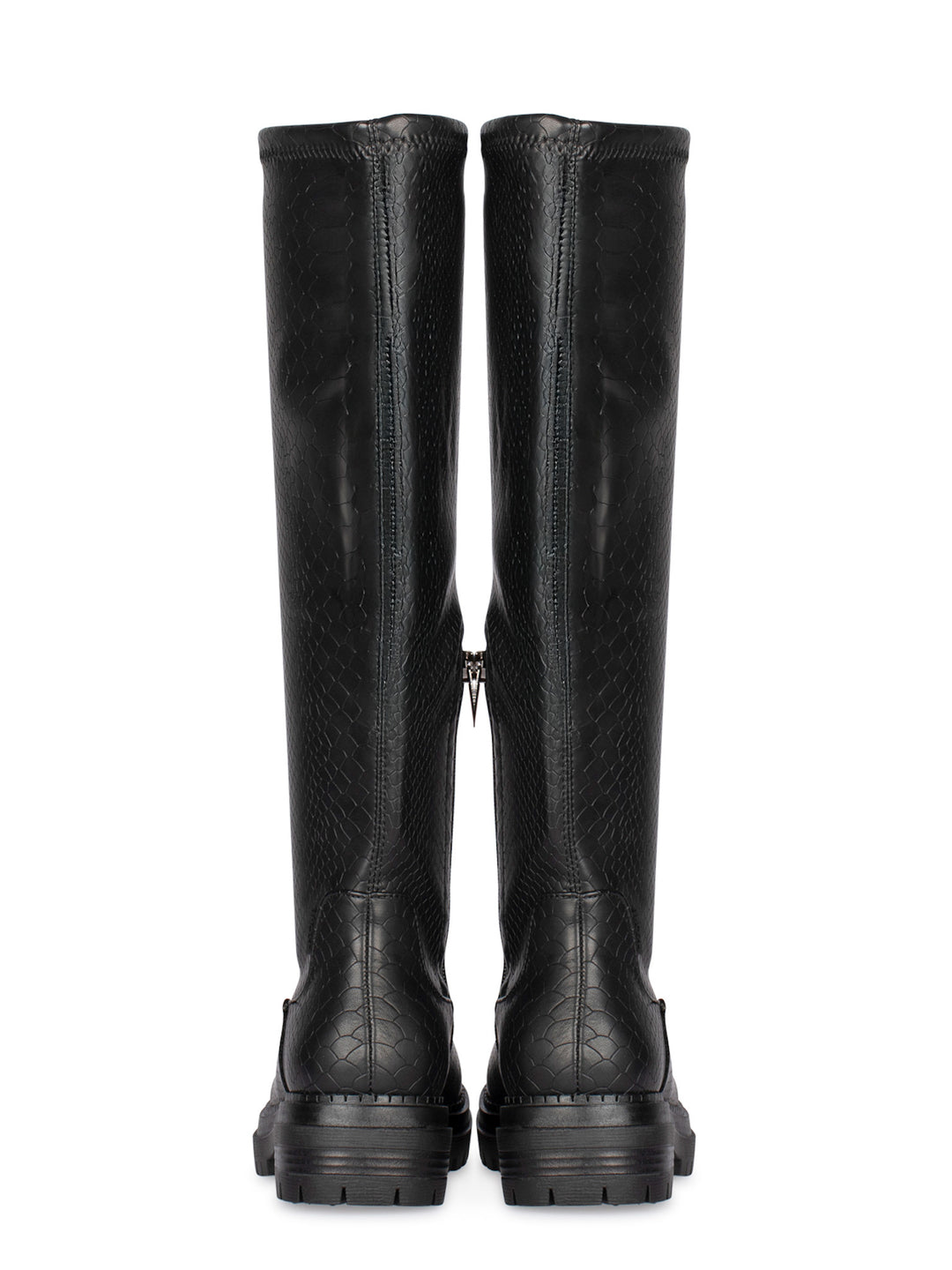 POSH by Poelman Stretch Laarzen Zwart Cybele Boots Print