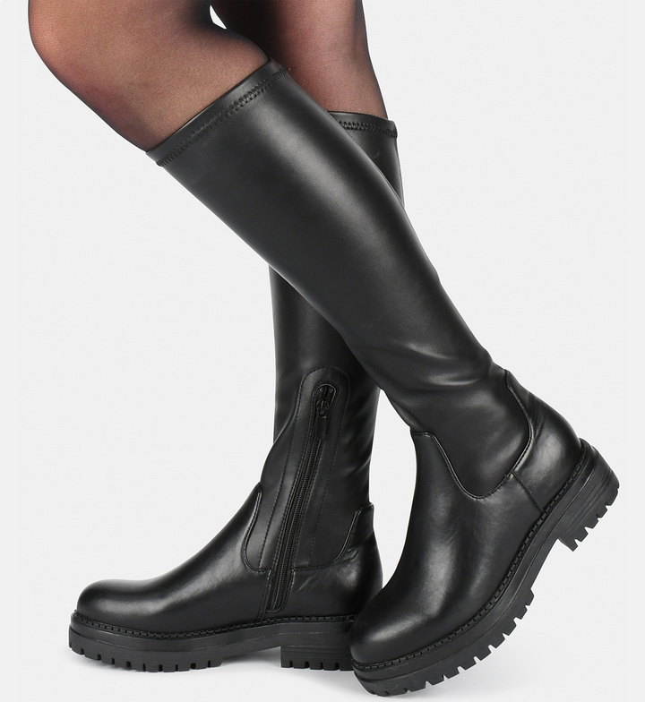 POSH by Poelman Stretch Laarzen Zwart Cybele