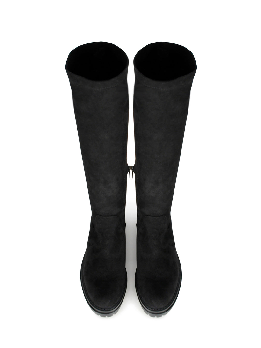 POSH by Poelman Stretch Laarzen Zwart Suedine Cybele Boots