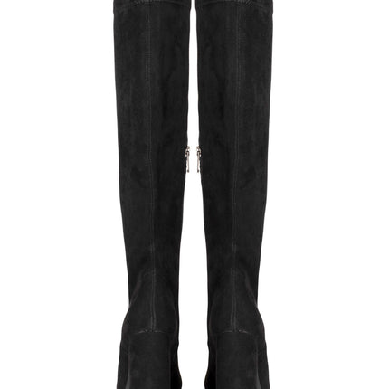 POSH by Poelman Stretch Laarzen Zwart Suedine Lauren