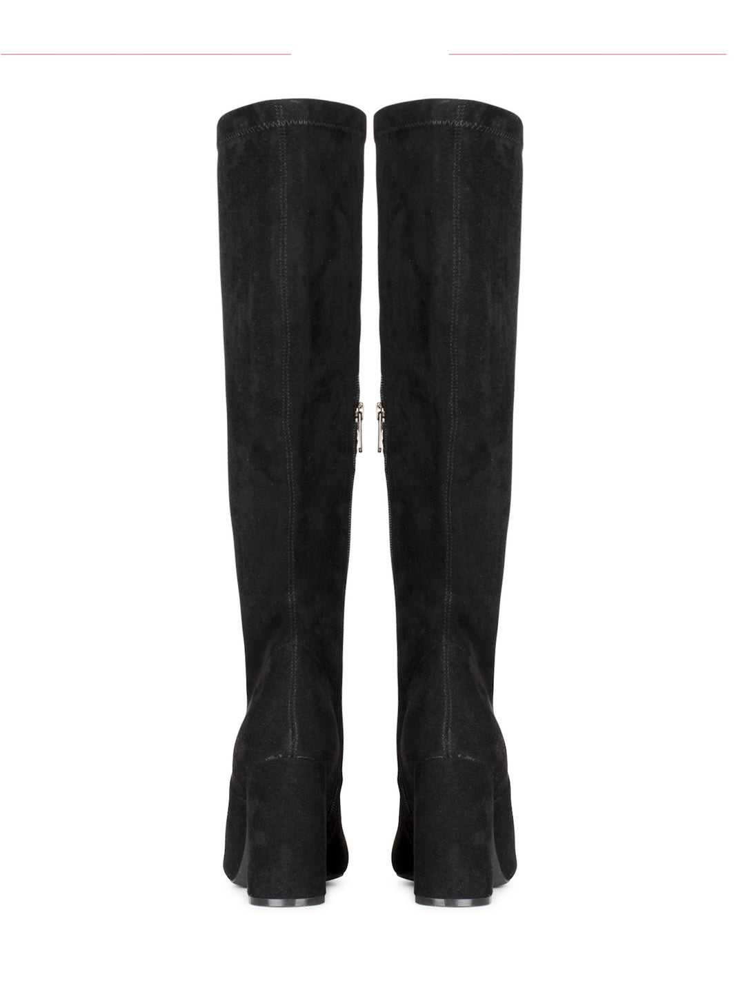 POSH by Poelman Stretch Laarzen Zwart Suedine Lauren