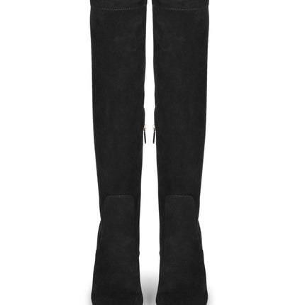 POSH by Poelman Stretch Laarzen Zwart Suedine Lauren