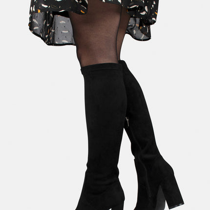 POSH by Poelman Stretch Laarzen Zwart Suedine Lauren