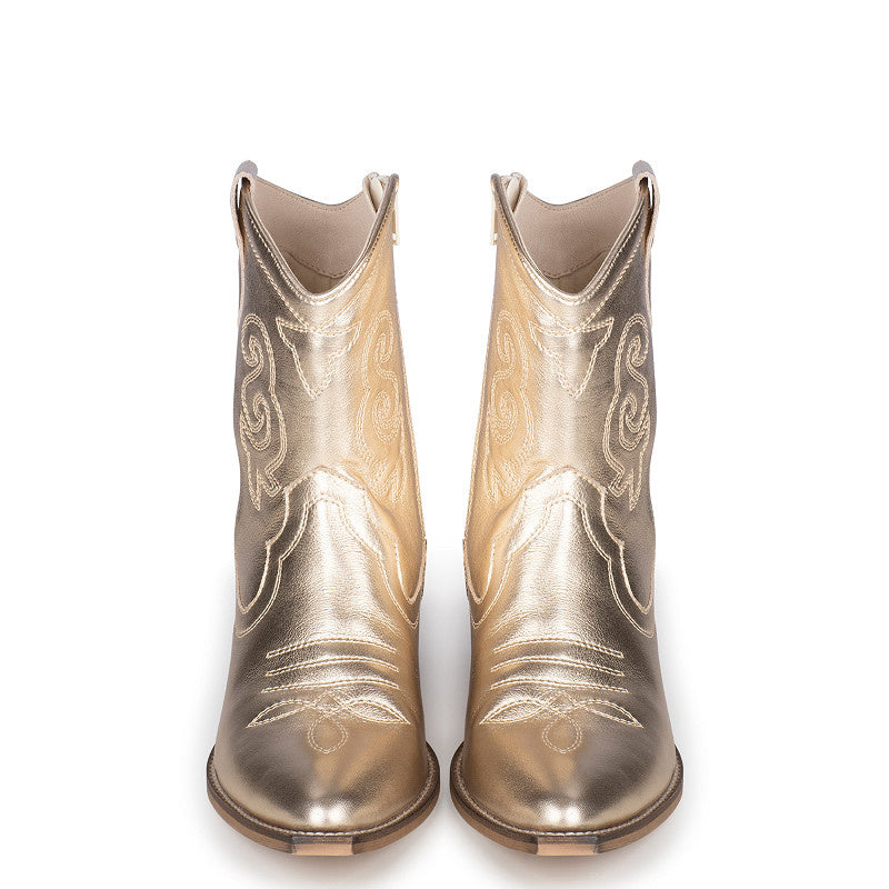 PS Poelman Cowboy Boots Goud Moco