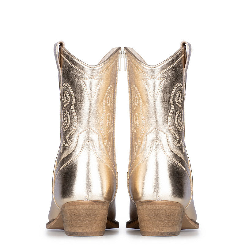 PS Poelman Cowboy Boots Goud Moco