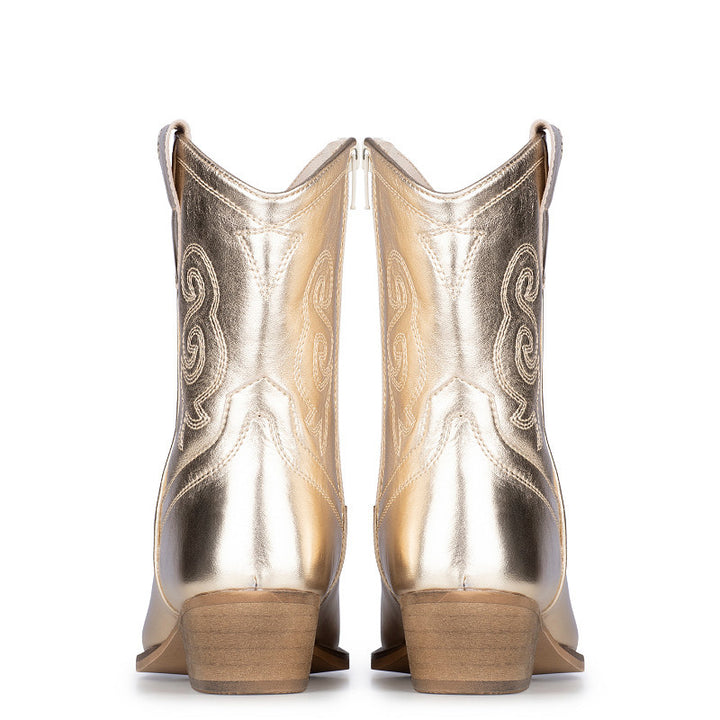 PS Poelman Cowboy Boots Goud Moco