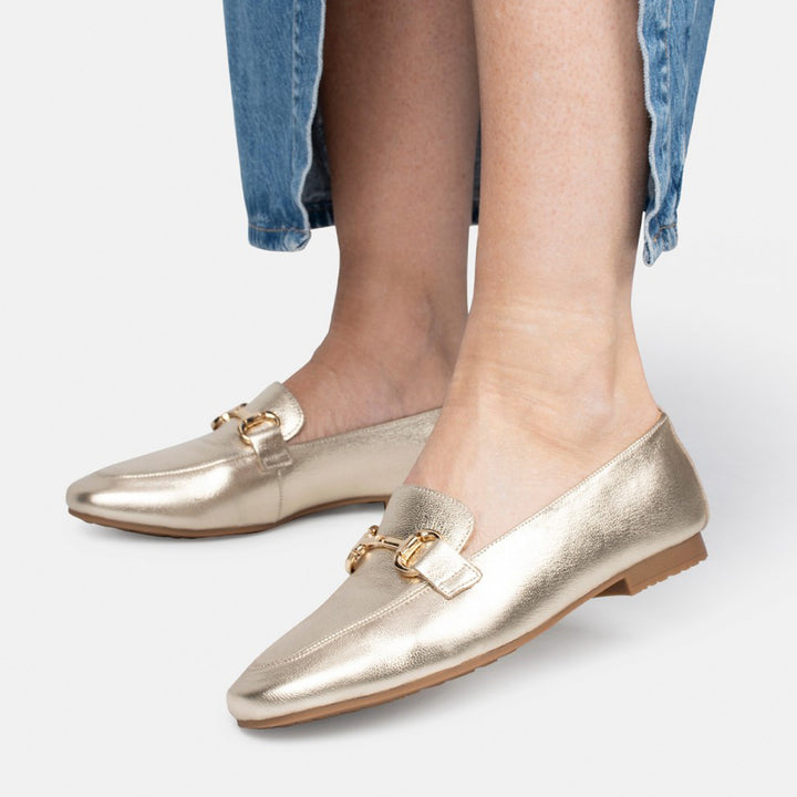 PS Poelman Loafers Goud Odette