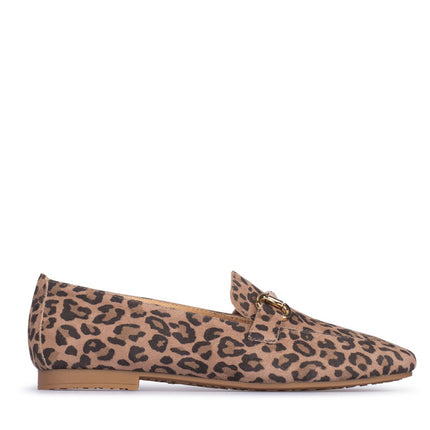 PS Poelman Loafers Leopard Suéde Odette