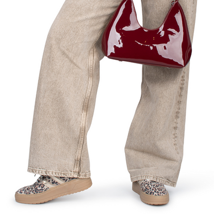 PS Poelman Sneakers Goud Anemone Leopard