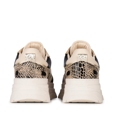 PS Poelman Sneakers Jana Beige Goud