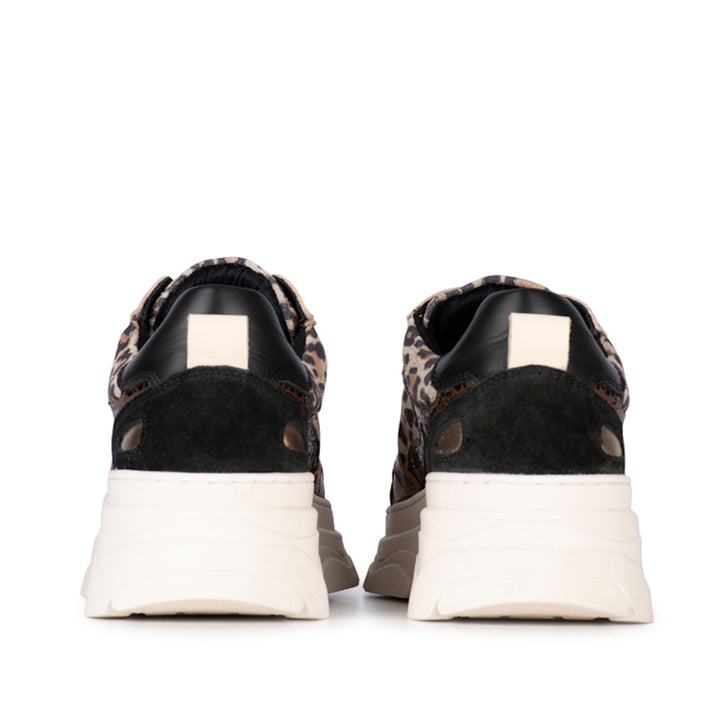 PS Poelman Sneakers Jana Zwart Leopard