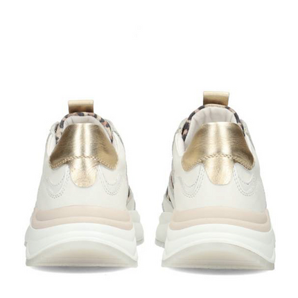 PS Poelman Sneakers Wit Charu Leopard