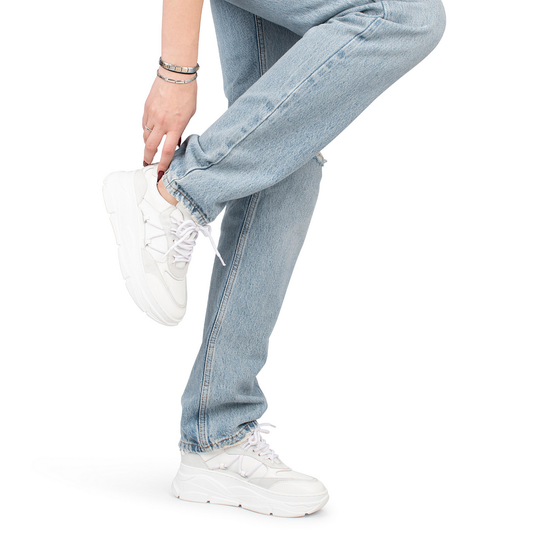 PS Poelman Sneakers Wit Jilly