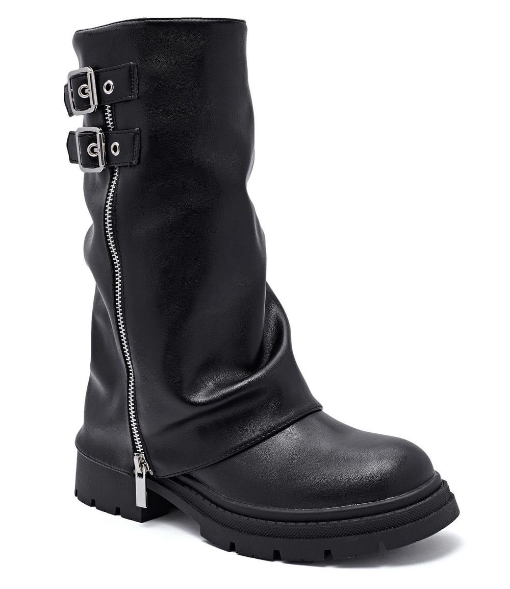 Smile Favorites Boots Zwart Rits