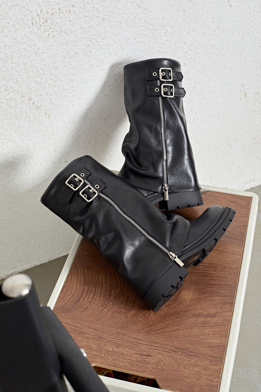 Smile Favorites Boots Zwart Rits