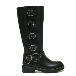 Smile Favorites Buckle Boots Zwart Hoog